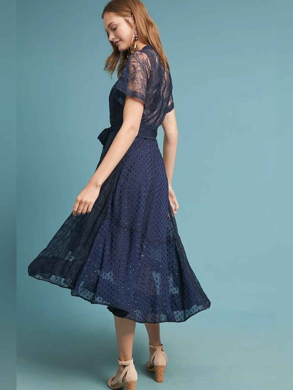 ANTHRO | $498 Byron Lars Katalina Midi Dress - Picture 3 of 10
